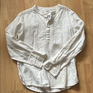 Jacadi Cream Casual Button Down Shirt